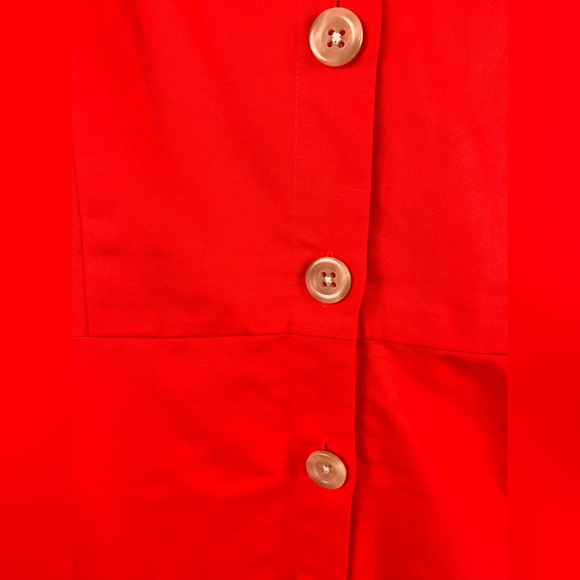 ANN TAYLOR Linen Button-front Dress - Picture 2 of 5